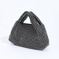 Rhinestone Party Plastic Evening Bags in Black Gold Silver 