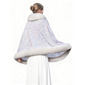 Faux Fur Sequin Formal Wedding Guest Wrap Cape 