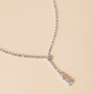 Classic Rhinestone Wedding Prom Necklace Earrings Bracelet Jewelry Sets (Set of 3) 