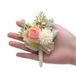 1 PC Artificial Wedding Flowers Silk Cloth Roses Boutonniere 