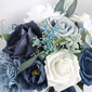 Artificial Wedding Flowers Round Silk Flower Roses Bridal Bouquets 