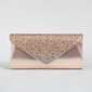 Elegant Fest Prom Kveld Polyester Glitter Clutch vesker i Svart Dark Blue gull rosa Sølv 